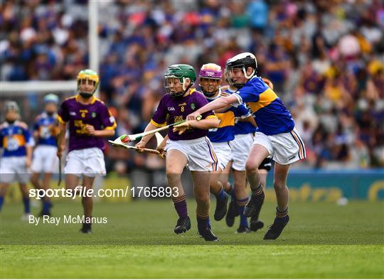 INTO Cumann na mBunscol GAA Respect Exhibition Go Games at Tipperary v Wexford - GAA Hurling All-Ireland Senior Championship Semi Final