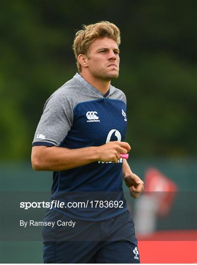 Ireland Rugby Squad Training and Press Conference