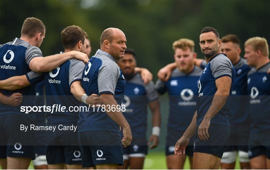 Ireland Rugby Squad Training and Press Conference