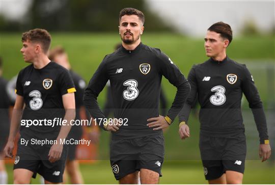 Republic of Ireland U21's Training Session & Press Conference