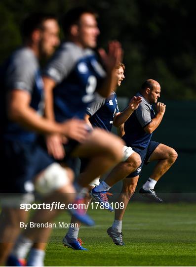 Ireland Rugby Squad Training and Press Conference