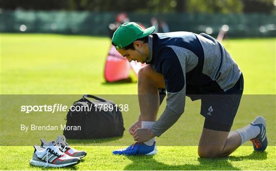 Ireland Rugby Squad Training and Press Conference