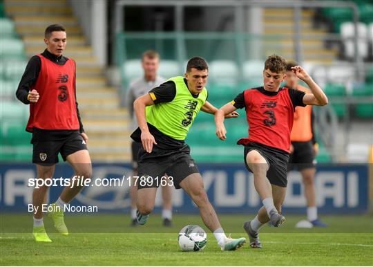 Republic of Ireland U21's Training Session & Press Conference