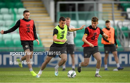 Republic of Ireland U21's Training Session & Press Conference