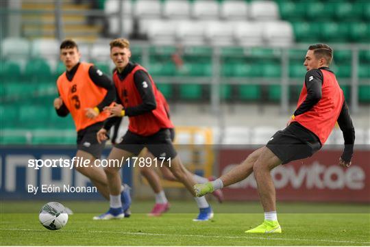 Republic of Ireland U21's Training Session & Press Conference