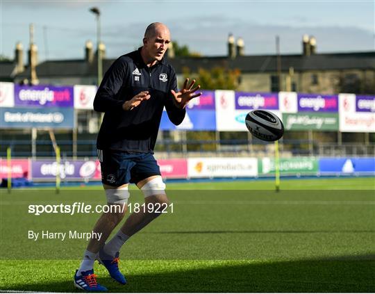 Leinster Rugby Squad Training and Press Conference