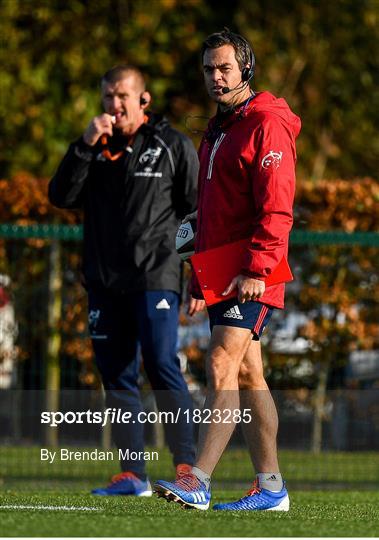 Munster Rugby Squad Training and Press Conference