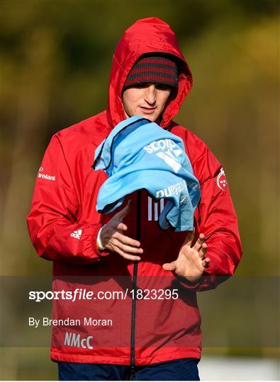 Munster Rugby Squad Training and Press Conference