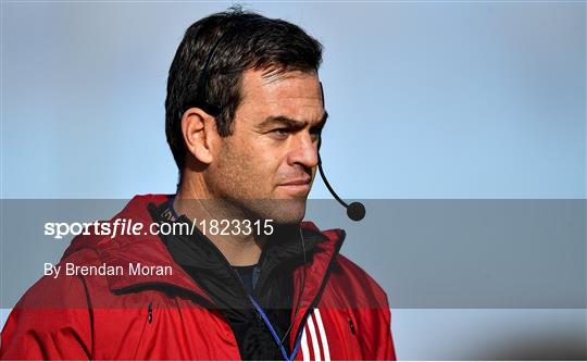 Munster Rugby Squad Training and Press Conference