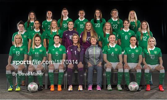 Republic of Ireland Women's Portrait Session