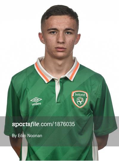Republic of Ireland U19's Portrait Session