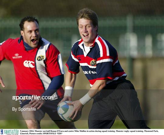 Munster rugby training