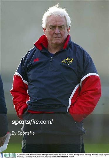 Munster rugby training