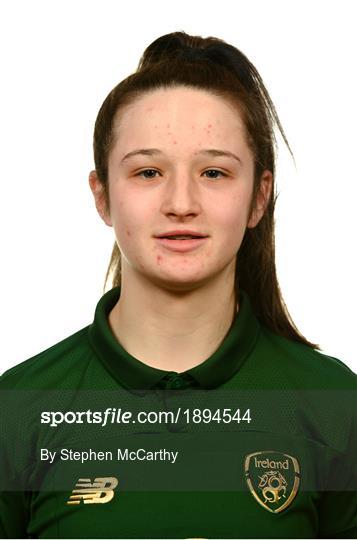 Republic of Ireland Women's U17 Squad Portraits