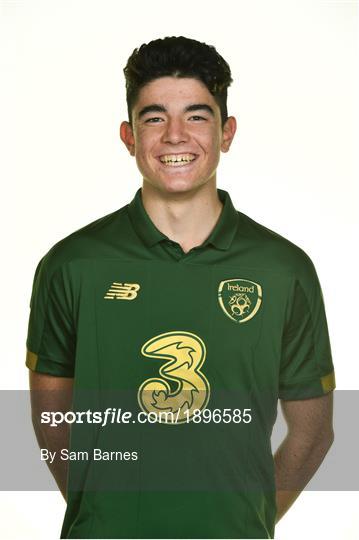 Republic of Ireland U17's Squad Portraits