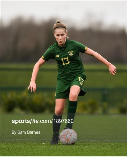 Republic of Ireland v England - Women's Under-15s John Read Trophy