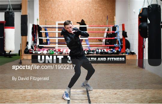 Boxer Gary Cully Training Session