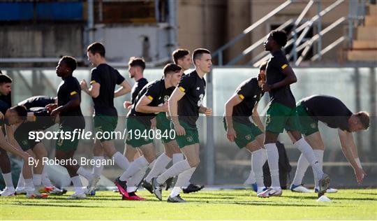 Italy v Republic of Ireland - UEFA European U21 Championship Qualifier.