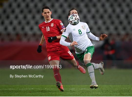 Serbia v Republic of Ireland - FIFA World Cup 2022 Qualifier