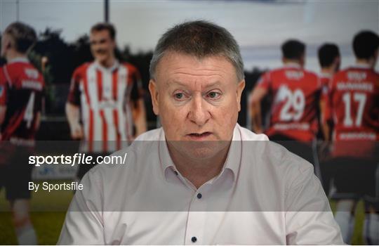 Derry City Introduce Ruaidhri Higgins as Manager