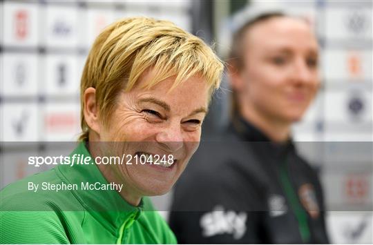 Republic of Ireland Women Press Conference & Training Session