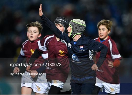 Bank of Ireland Half-Time Minis at Leinster v Ulster - United Rugby Championship