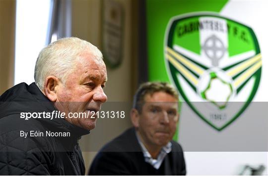 Bray Wanderers FC and Cabinteely FC Media Conference