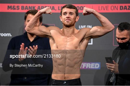 Boxing from Liverpool Weigh Ins