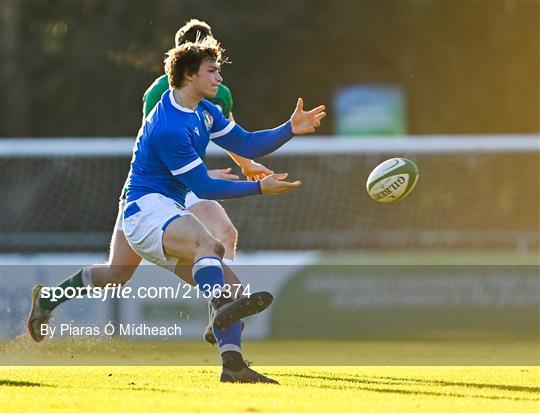 Ireland v Italy - U20's International