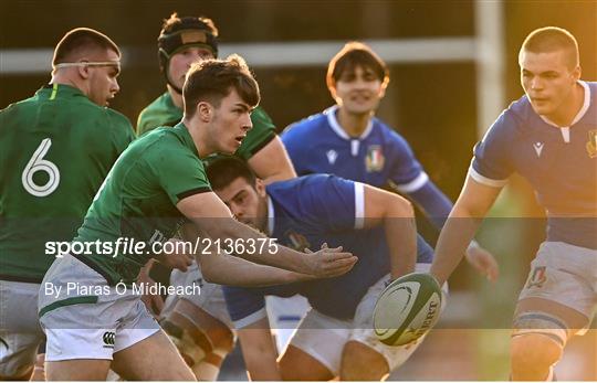 Ireland v Italy - U20's International