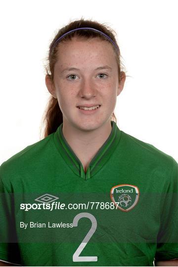 Republic of Ireland Women's U17 Squad Headshots