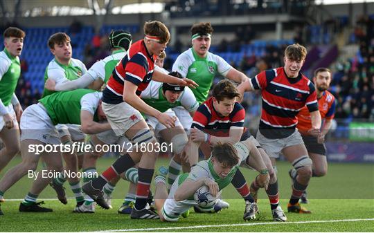 Gonzaga College v Wesley College - Bank of Ireland Leinster Rugby Schools Senior Cup 2nd Round
