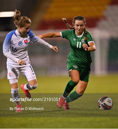 Republic of Ireland v Slovakia - UEFA EURO2022 Women's U17 Round 2 Qualifier