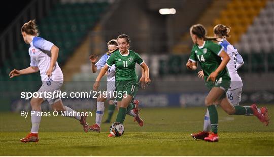 Republic of Ireland v Slovakia - UEFA EURO2022 Women's U17 Round 2 Qualifier