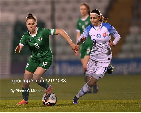 Republic of Ireland v Slovakia - UEFA EURO2022 Women's U17 Round 2 Qualifier