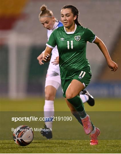 Republic of Ireland v Slovakia - UEFA EURO2022 Women's U17 Round 2 Qualifier