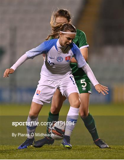 Republic of Ireland v Slovakia - UEFA EURO2022 Women's U17 Round 2 Qualifier