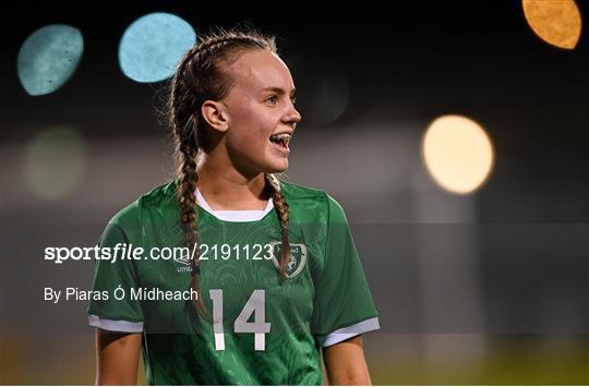 Republic of Ireland v Slovakia - UEFA EURO2022 Women's U17 Round 2 Qualifier