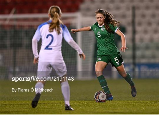 Republic of Ireland v Slovakia - UEFA EURO2022 Women's U17 Round 2 Qualifier