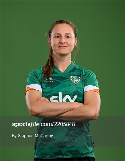 Republic of Ireland Women Squad Portraits