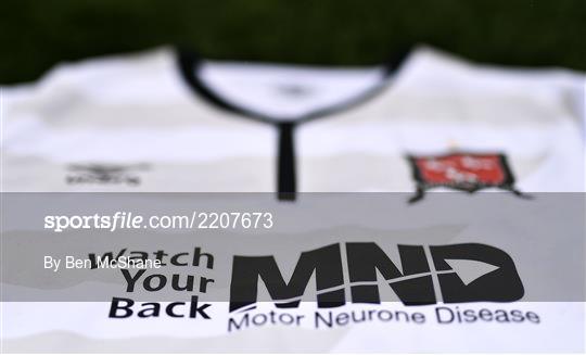 Dundalk FC announce one-off Jersey in support of the Watch Your Back MND Charity