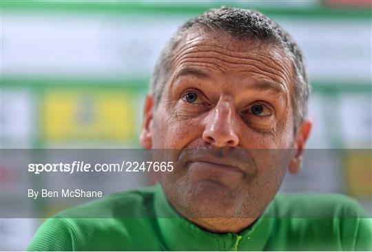 Republic of Ireland U21's Press Conference & Training Session