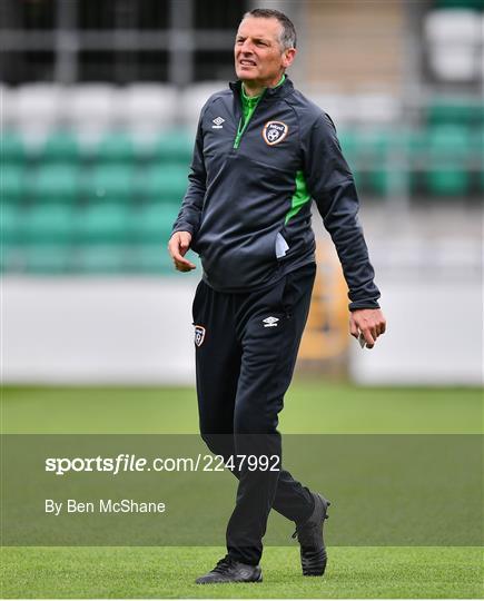 Republic of Ireland U21's Press Conference & Training Session