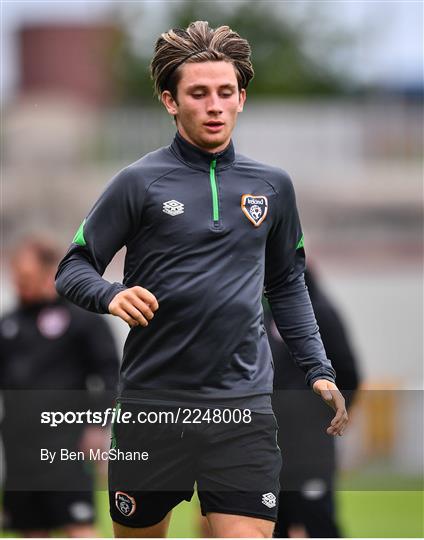 Republic of Ireland U21's Press Conference & Training Session