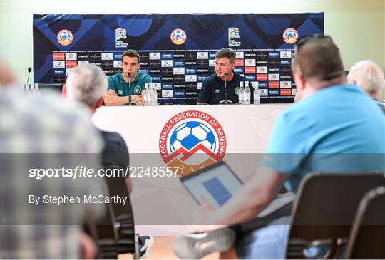 Republic of Ireland Press Conference & Training Session