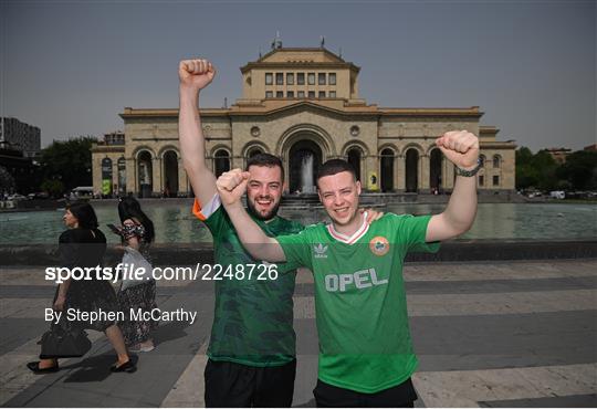Republic of Ireland Supporters in Yerevan