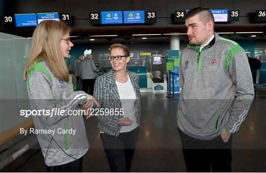 Special Olympics Athletes depart Dublin to compete in the 2022 German National Games