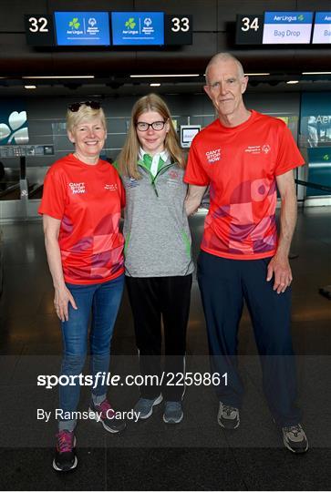 Special Olympics Athletes depart Dublin to compete in the 2022 German National Games