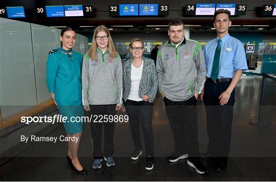 Special Olympics Athletes depart Dublin to compete in the 2022 German National Games