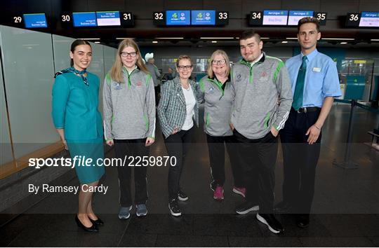 Special Olympics Athletes depart Dublin to compete in the 2022 German National Games